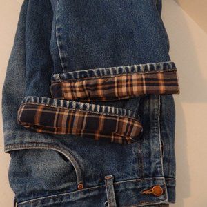 Scandia Woods Mens Size 40L Flannel Lined Jeans